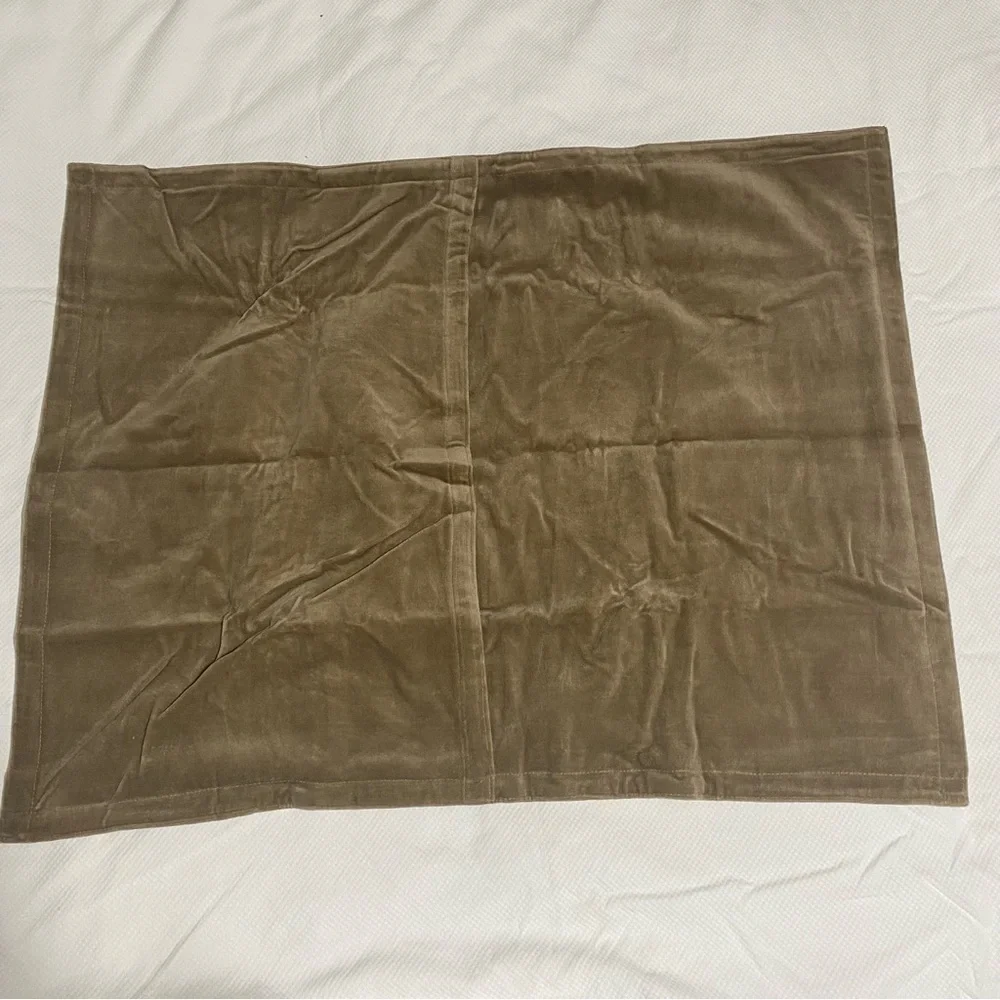 Set of 2 Charter Club Standard Coffee Velvet Sham